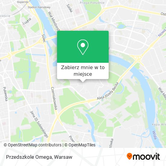 Mapa Przedszkole Omega