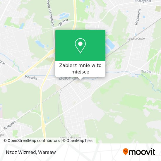 Mapa Nzoz Wizmed