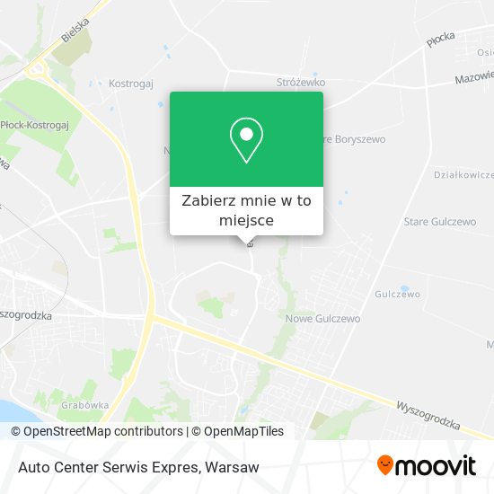 Mapa Auto Center Serwis Expres