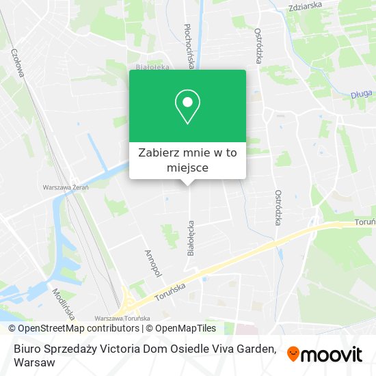 Mapa Biuro Sprzedaży Victoria Dom Osiedle Viva Garden