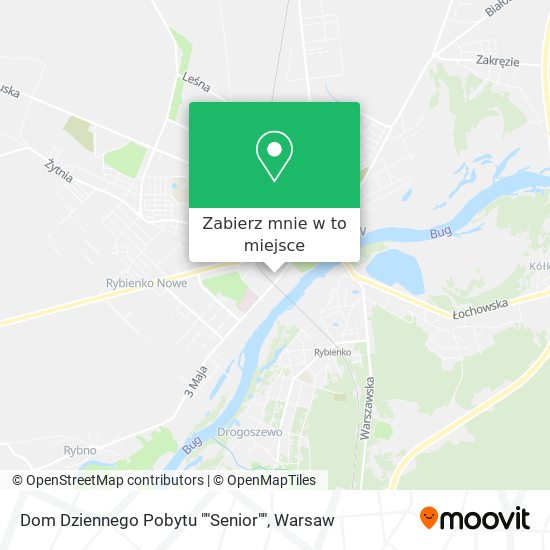 Mapa Dom Dziennego Pobytu ""Senior""