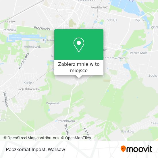 Mapa Paczkomat Inpost