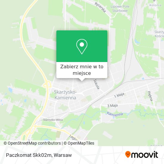 Mapa Paczkomat Skk02m