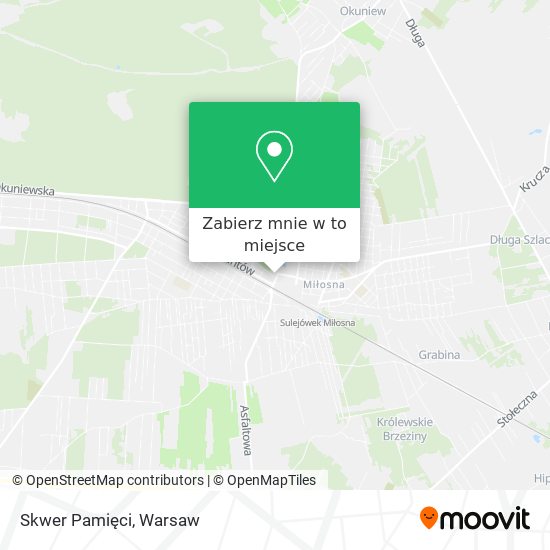 Mapa Skwer Pamięci