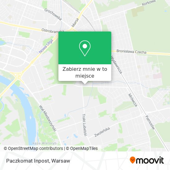 Mapa Paczkomat Inpost