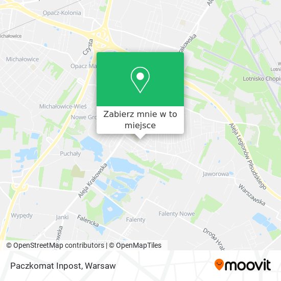 Mapa Paczkomat Inpost