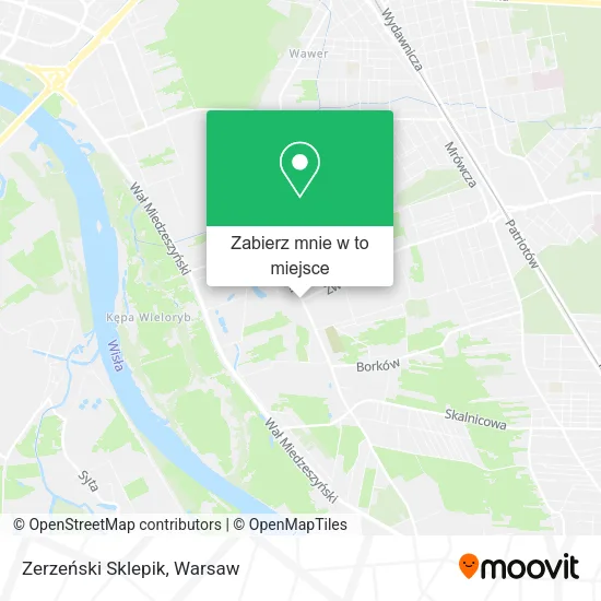 Mapa Zerzeński Sklepik
