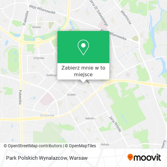 Mapa Park Polskich Wynalazców