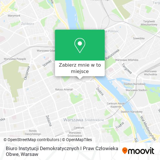 Mapa Biuro Instytucji Demokratycznych I Praw Człowieka Obwe