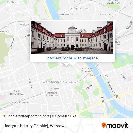 Mapa Instytut Kultury Polskiej