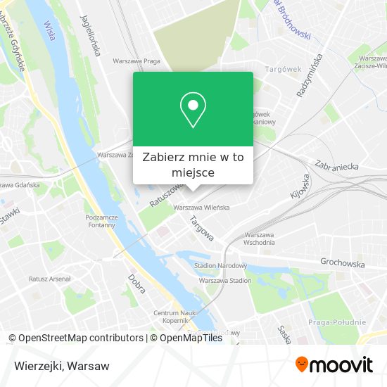 Mapa Wierzejki