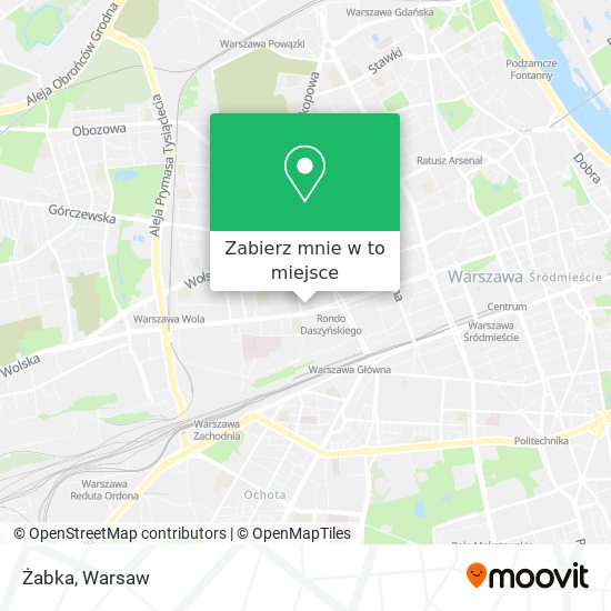 Mapa Żabka