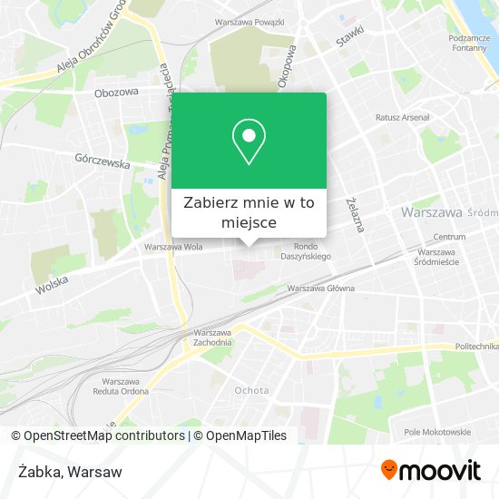 Mapa Żabka