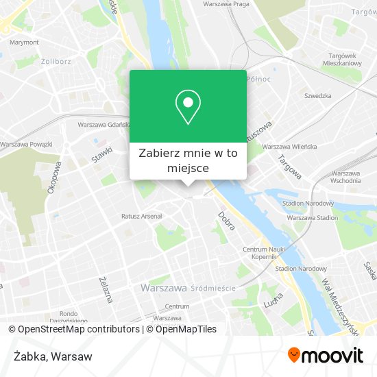 Mapa Żabka