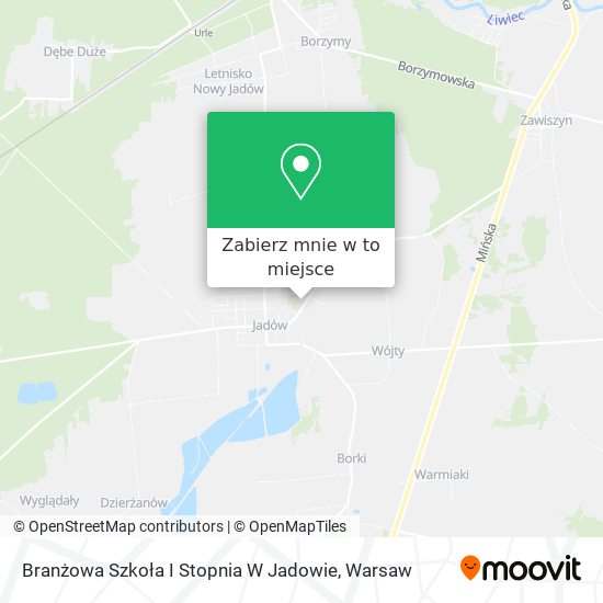 Mapa Branżowa Szkoła I Stopnia W Jadowie