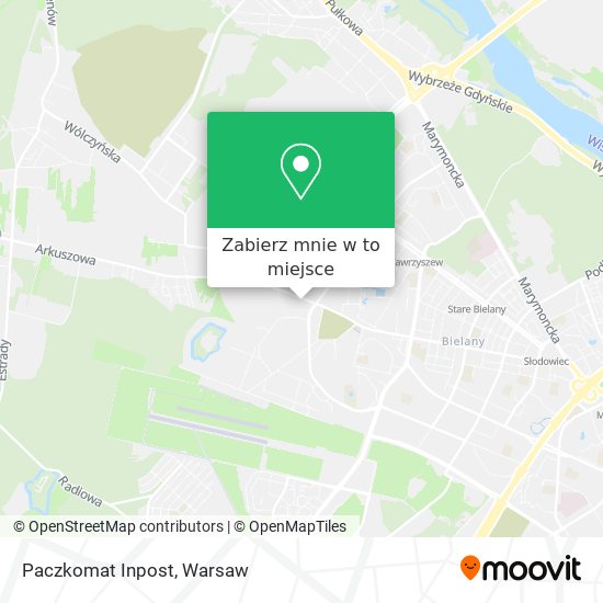 Mapa Paczkomat Inpost