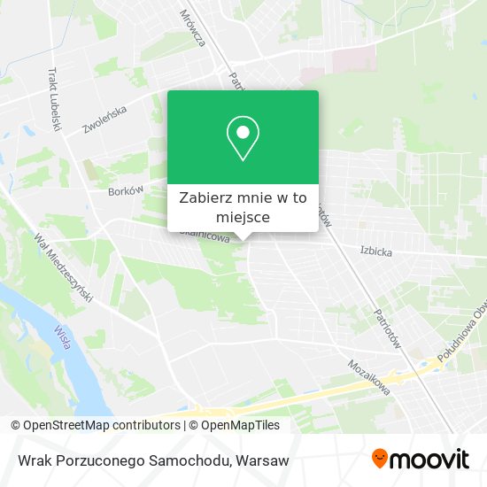 Mapa Wrak Porzuconego Samochodu