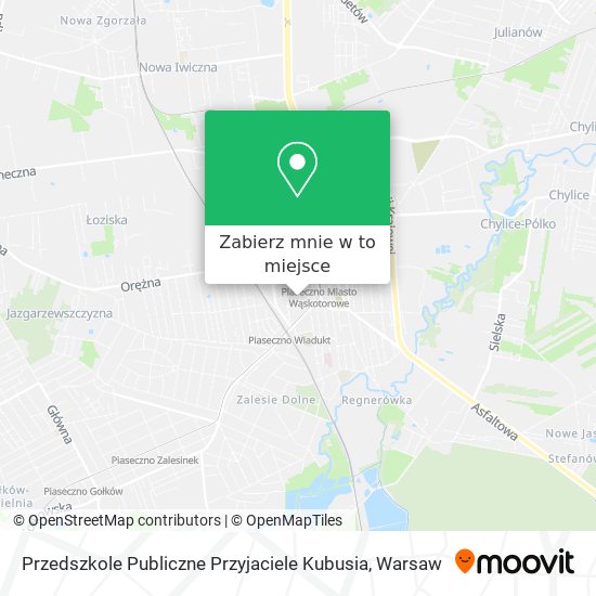 Mapa Przedszkole Publiczne Przyjaciele Kubusia