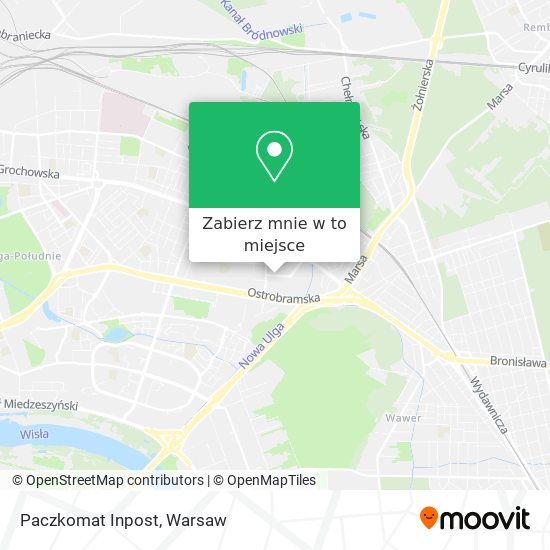 Mapa Paczkomat Inpost