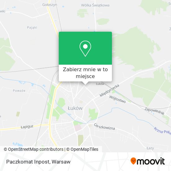 Mapa Paczkomat Inpost