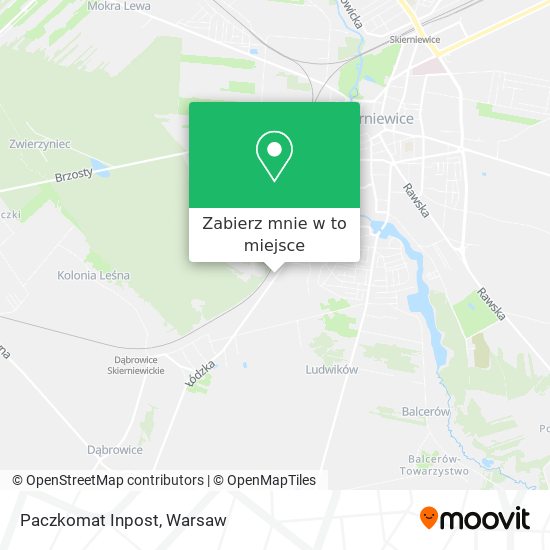 Mapa Paczkomat Inpost