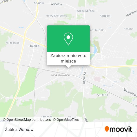 Mapa Żabka