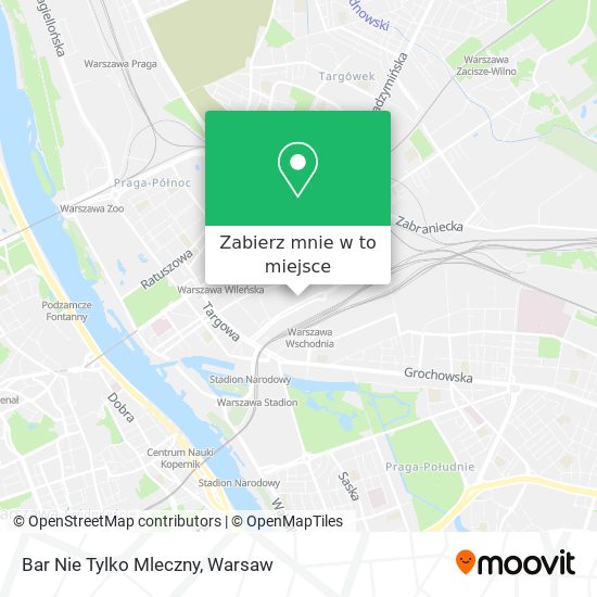 Mapa Bar Nie Tylko Mleczny