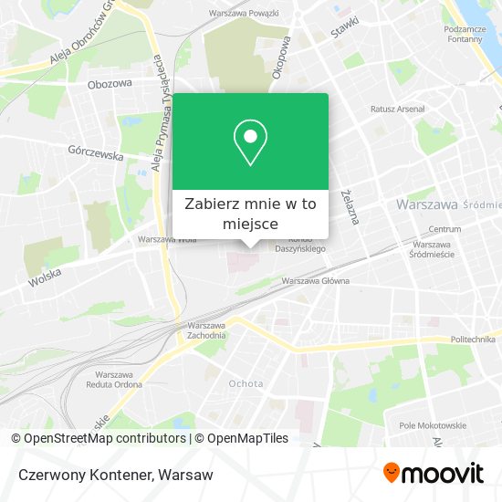 Mapa Czerwony Kontener