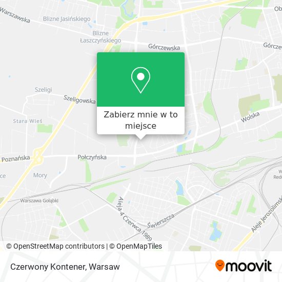 Mapa Czerwony Kontener