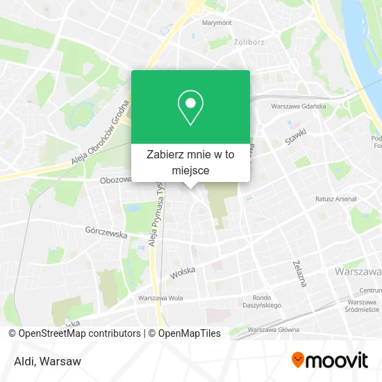 Mapa Aldi