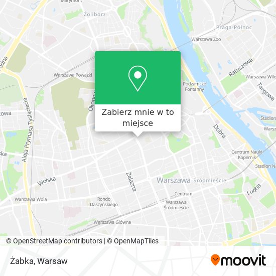 Mapa Żabka