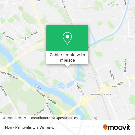 Mapa Nzoz Konwaliowa