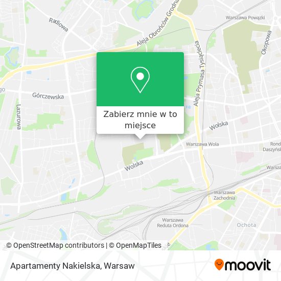 Mapa Apartamenty Nakielska