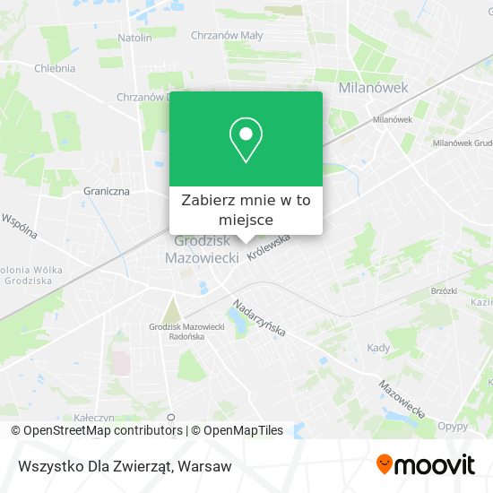 Mapa Wszystko Dla Zwierząt