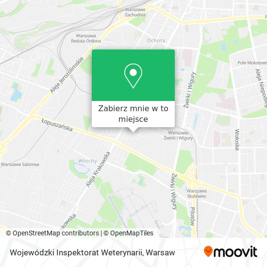 Mapa Wojewódzki Inspektorat Weterynarii