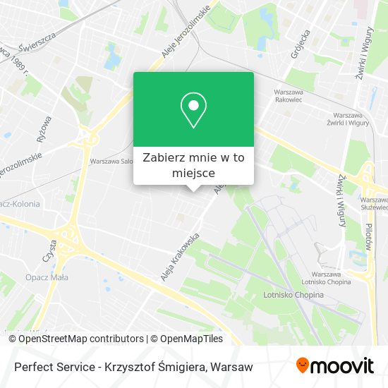 Mapa Perfect Service - Krzysztof Śmigiera