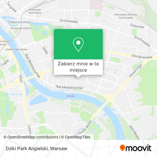 Mapa Dziki Park Angielski