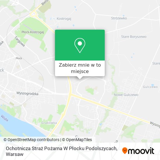 Mapa Ochotnicza Straż Pożarna W Płocku Podolszycach