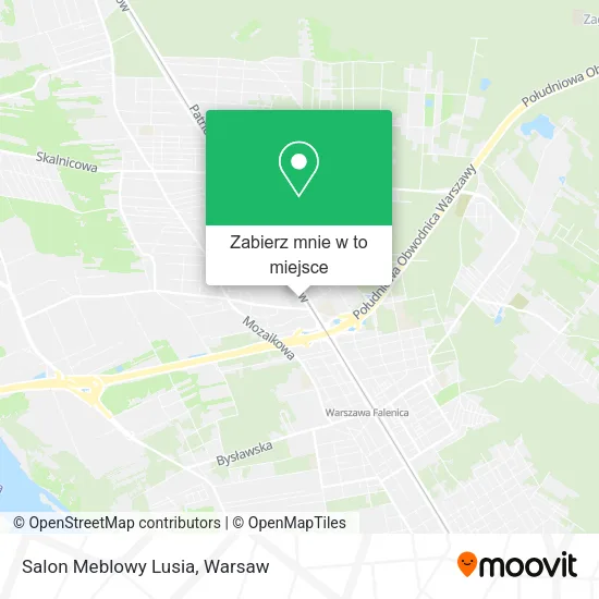 Mapa Salon Meblowy Lusia