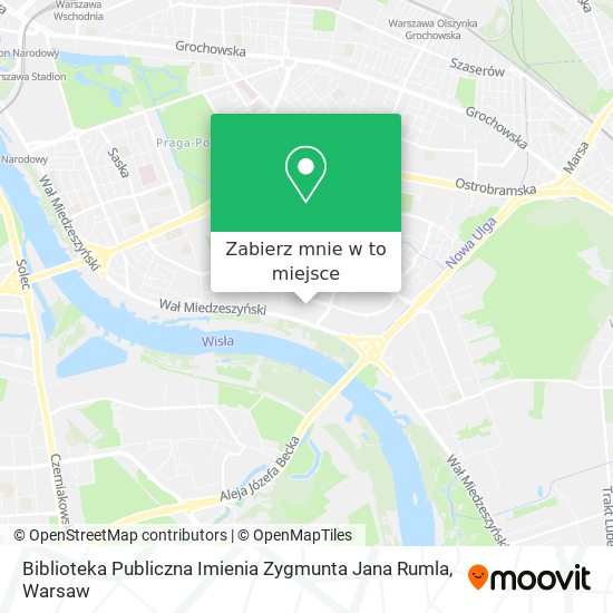 Mapa Biblioteka Publiczna Imienia Zygmunta Jana Rumla