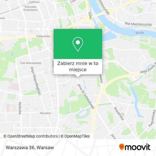 Mapa Warszawa 36