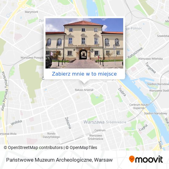 Mapa Państwowe Muzeum Archeologiczne