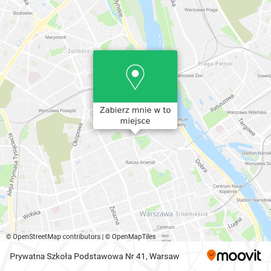 Mapa Prywatna Szkoła Podstawowa Nr 41