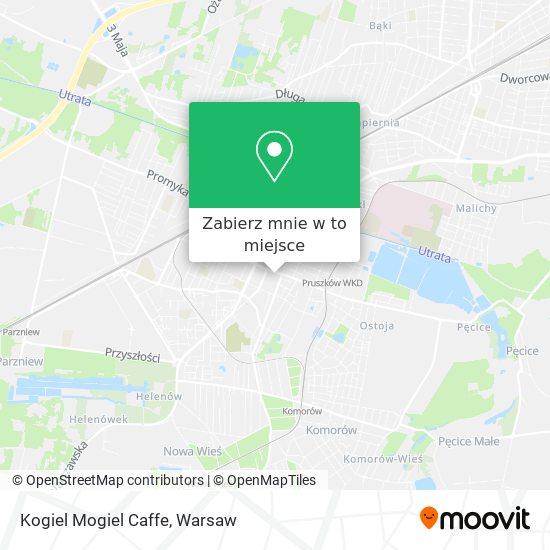 Mapa Kogiel Mogiel Caffe