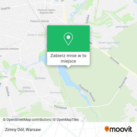 Mapa Zimny Dół