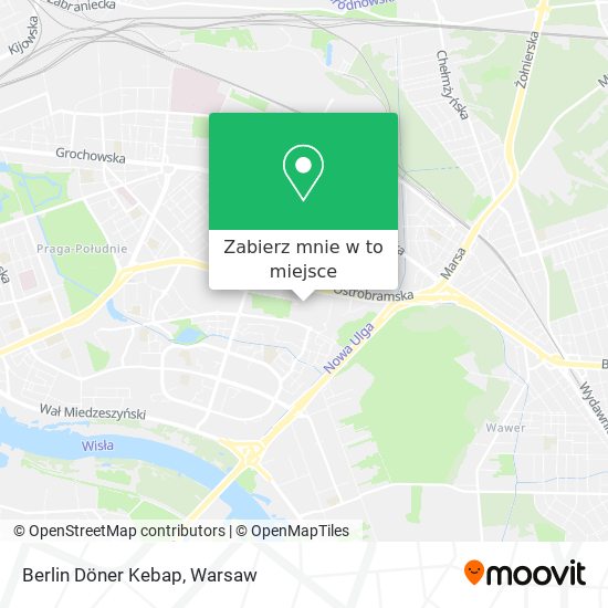 Mapa Berlin Döner Kebap