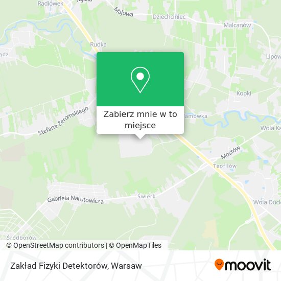 Mapa Zakład Fizyki Detektorów