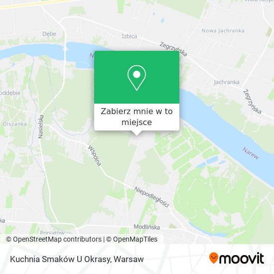 Mapa Kuchnia Smaków U Okrasy