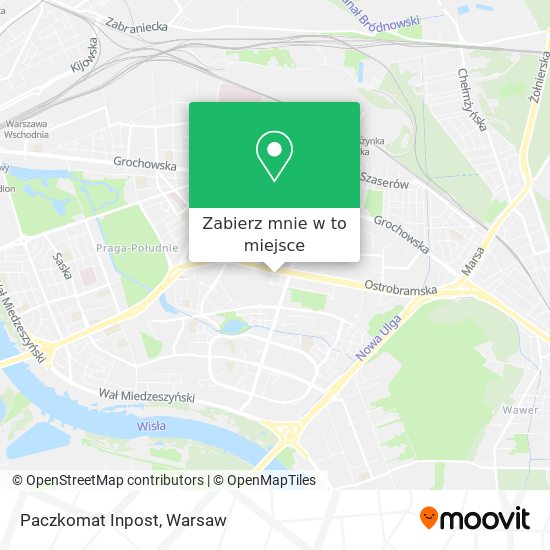 Mapa Paczkomat Inpost