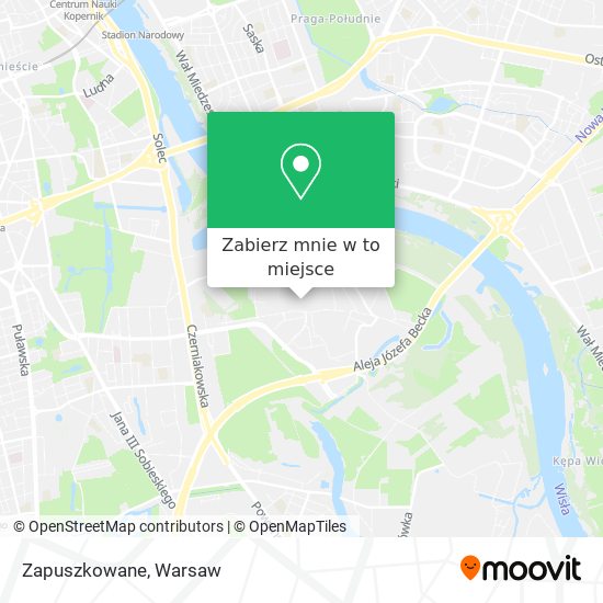 Mapa Zapuszkowane